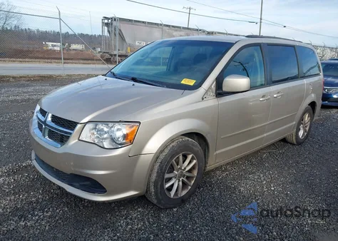 2014 Dodge Grand Caravan Sxt из США, поврежденный, VIN 2C4RDGCG5ER390846